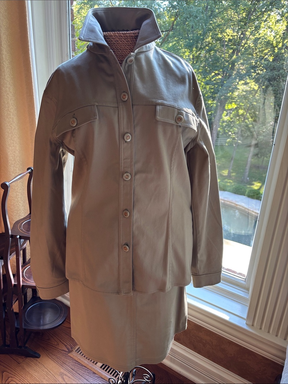 ST. JOHN SPORT coat and skirt set